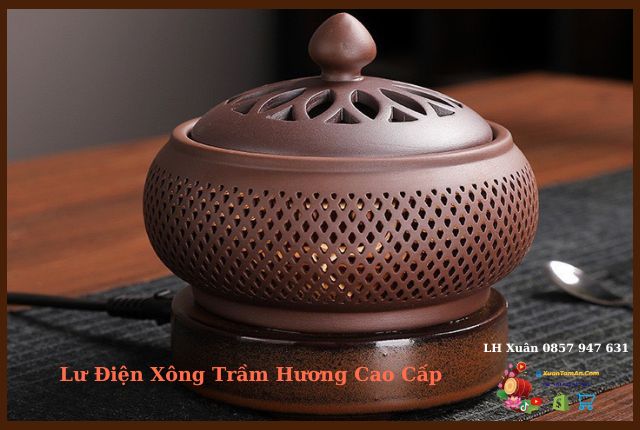 Lư Điện Xông Trầm Cao Cấp – Sự Kết Hợp Giữa Truyền Thống và Công Nghệ
